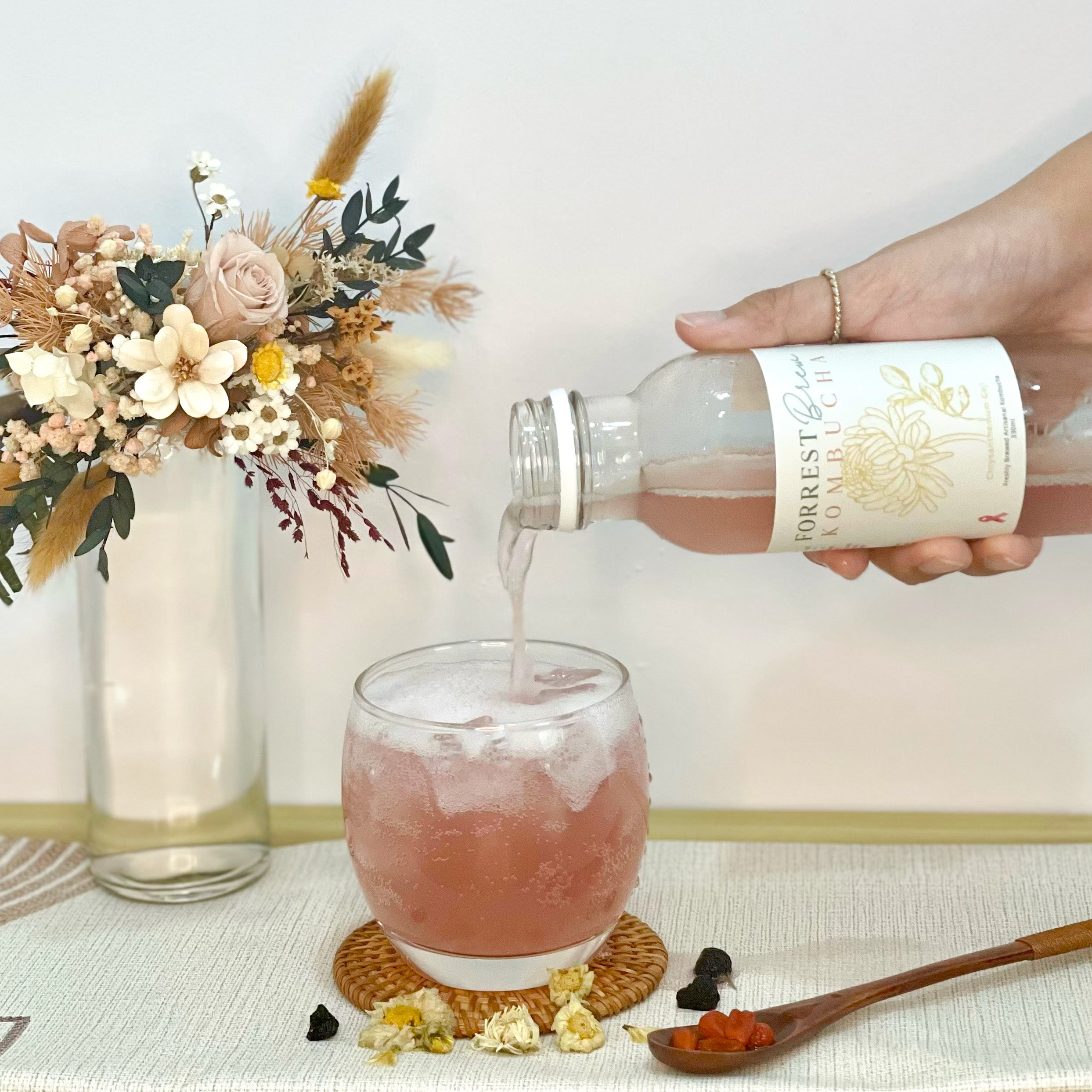 Pink Ribbon Edition: Chrysanthemum Kombucha