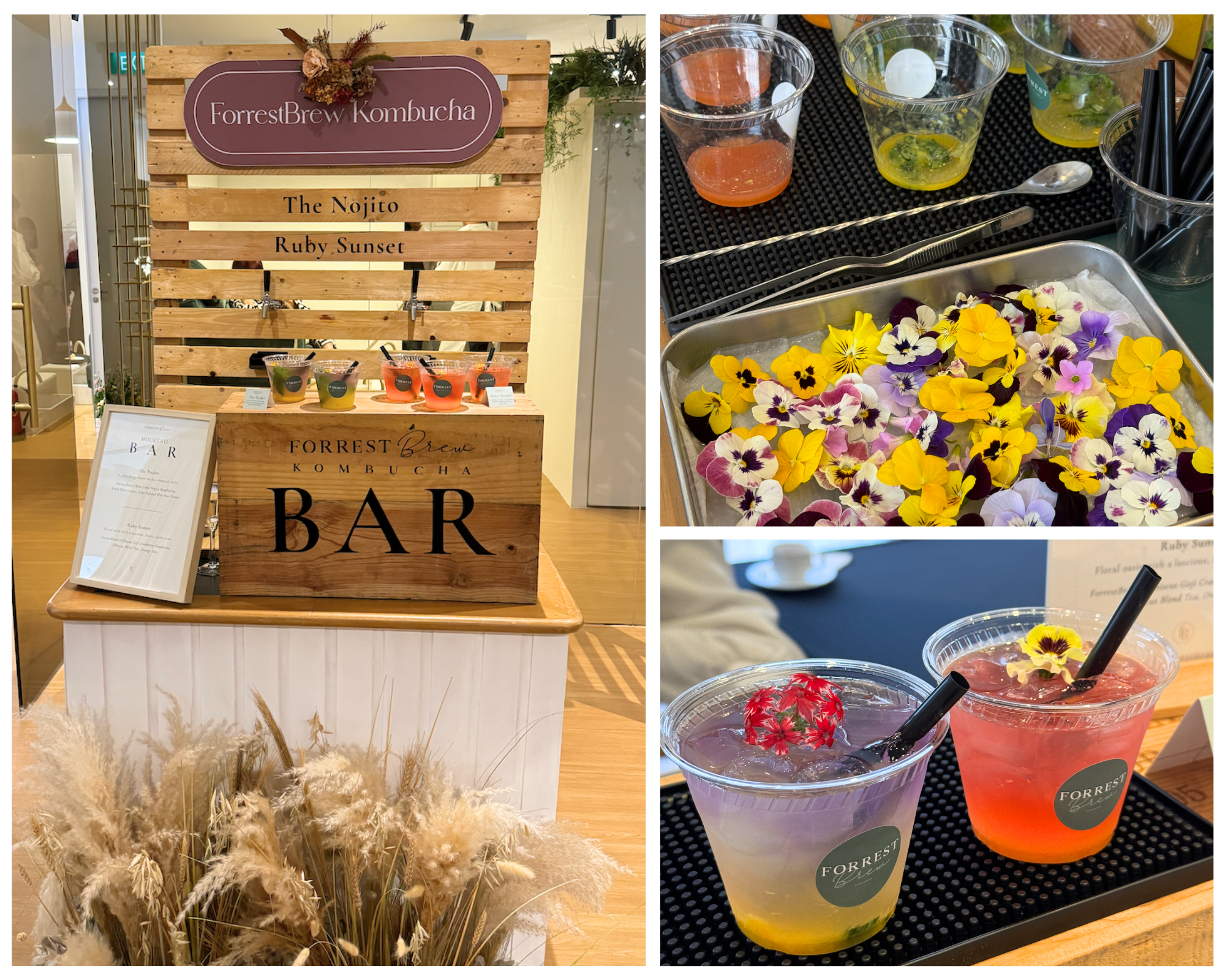 Kombucha Mocktail Bar